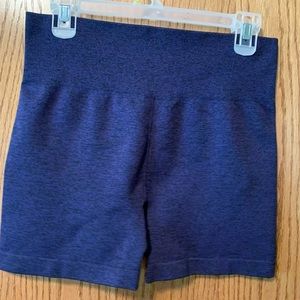 Zyia Navy Seamless Hustle Shorts